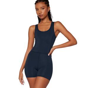 SET Active Sportbody Shortysuit in Oxford navy blue M medium bodysuit shorts